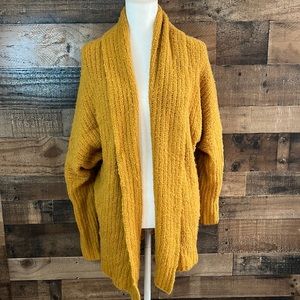ANTHROPOLOGIE SLEEPING ON SNOW DuPont Wool Open Front Cardigan Size Small